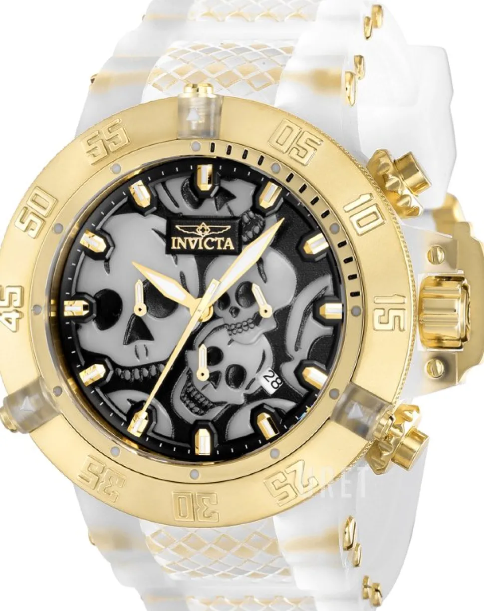 Subaqua Svart/Gulguldtonat stål Ø50 mm