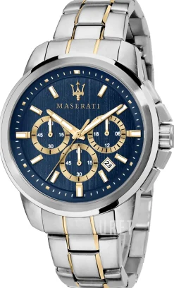 Successo Blå/Gulguldtonat stål Ø44 mm