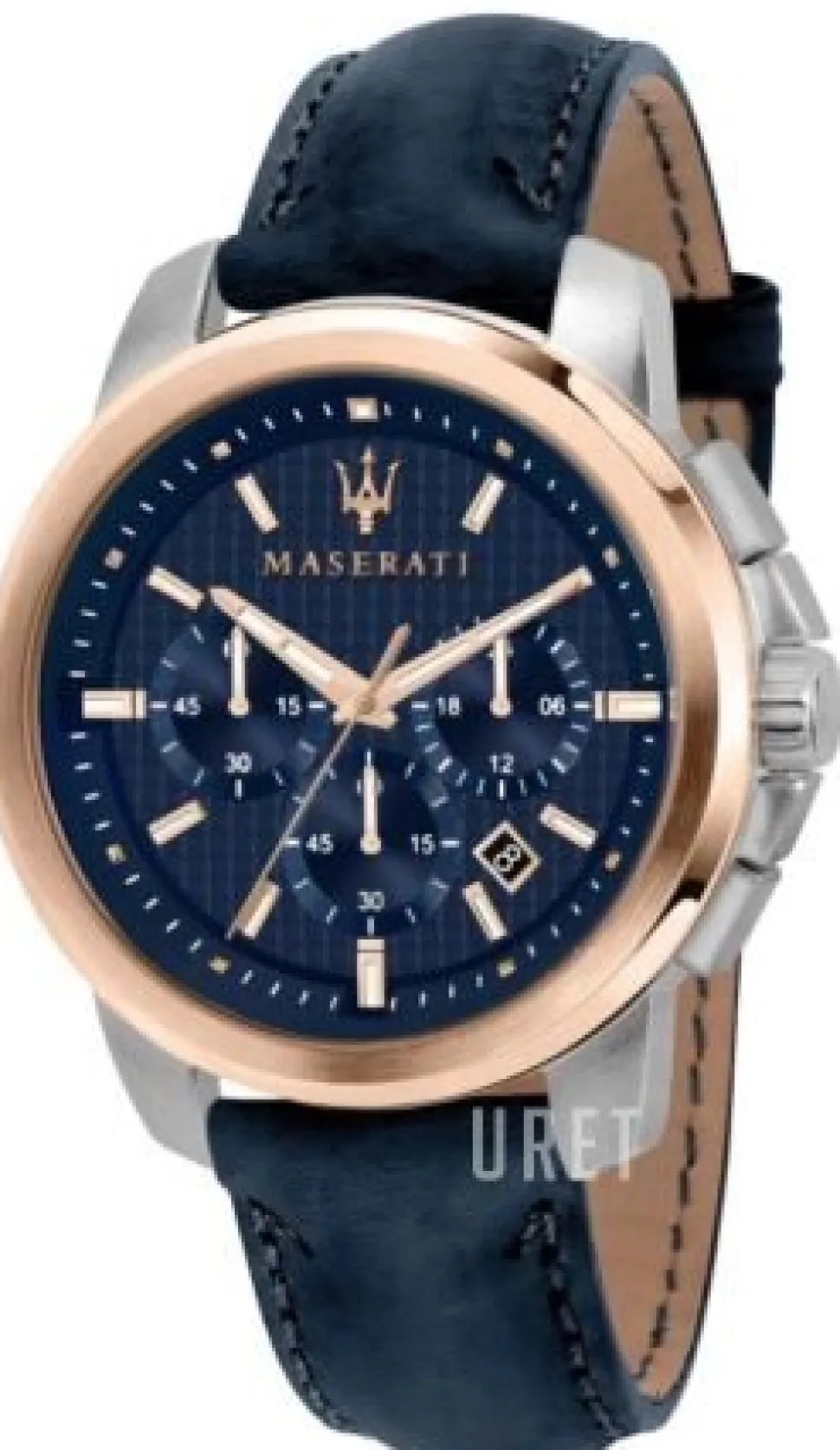 Successo Blå/Läder Ø44 mm