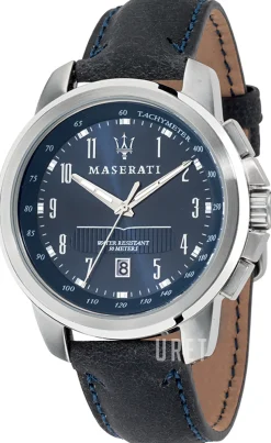 Successo Blå/Läder Ø44 mm