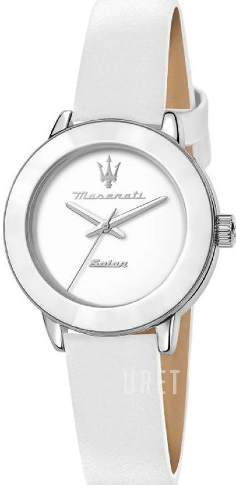 Successo Solar Vit/Läder Ø32 mm