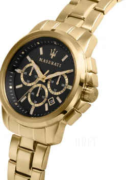 Successo Svart/Gulguldtonat stål Ø44 mm