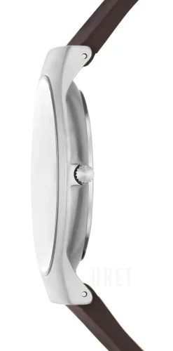 Sundby Titanium Grå/Läder Ø40 mm