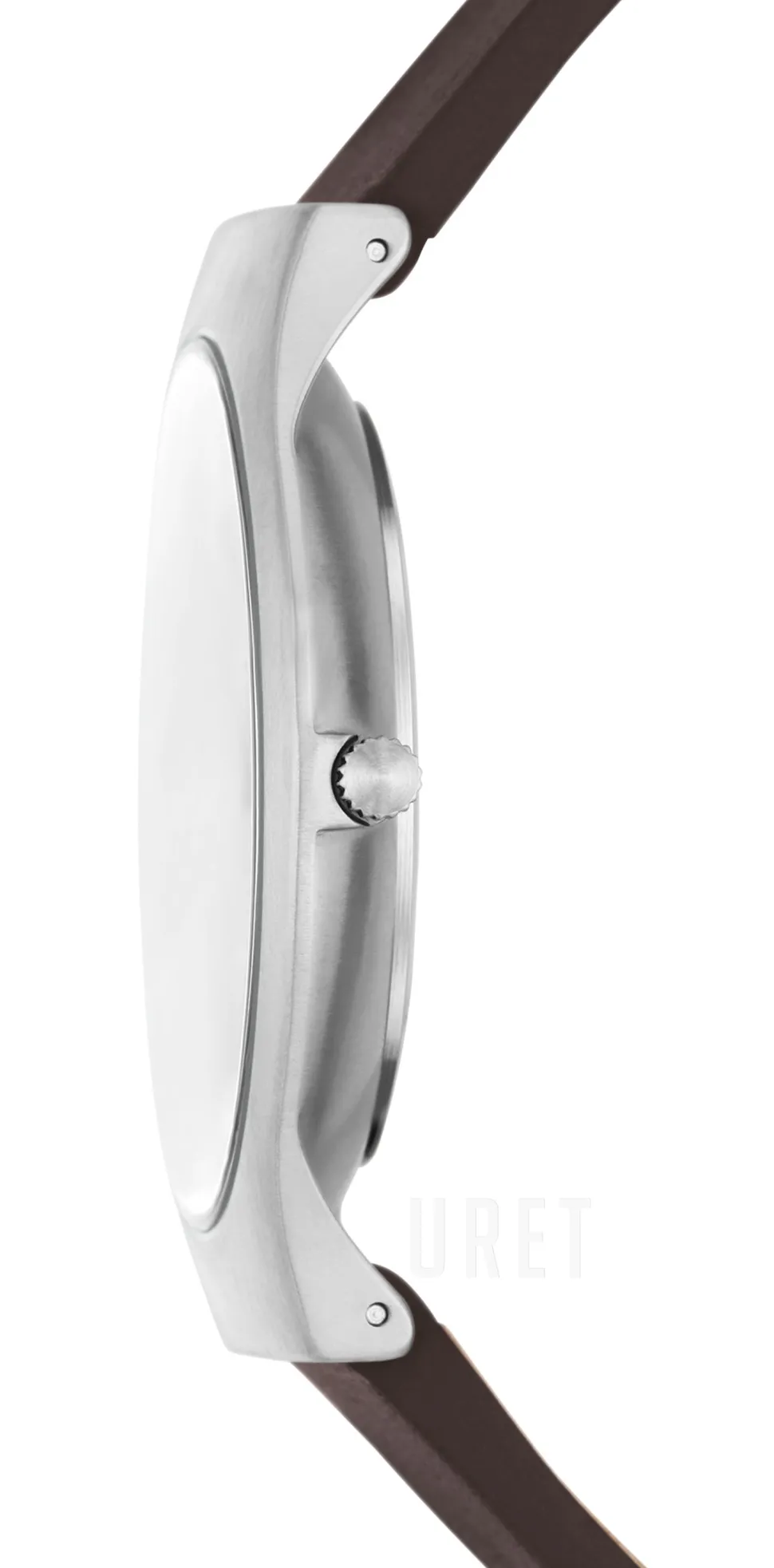 Sundby Titanium Grå/Läder Ø40 mm