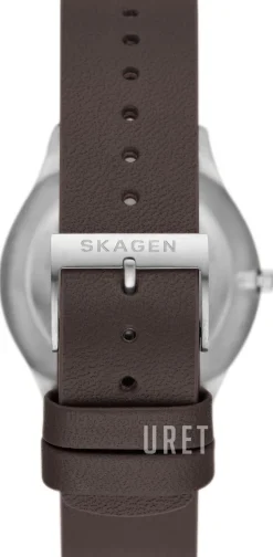 Sundby Titanium Grå/Läder Ø40 mm