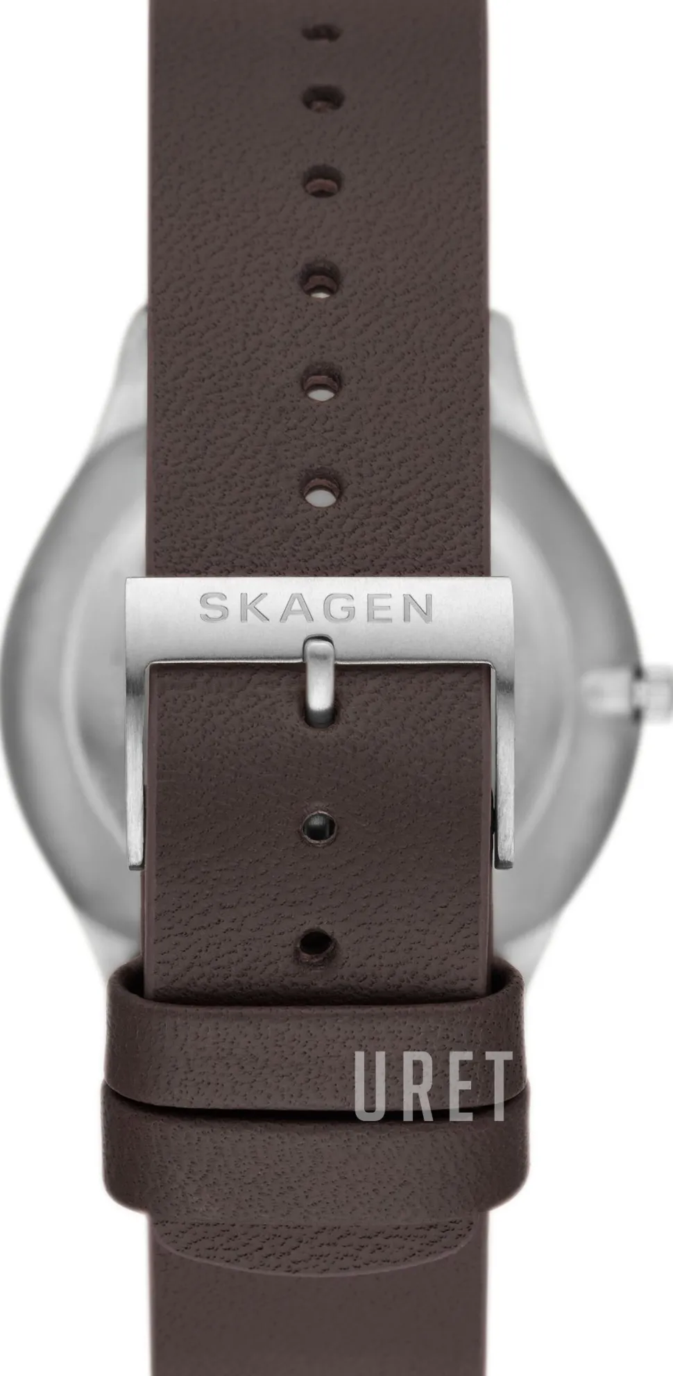 Sundby Titanium Grå/Läder Ø40 mm