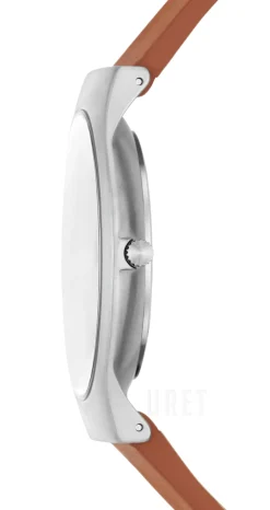 Sundby Titanium Grön/Läder Ø40 mm