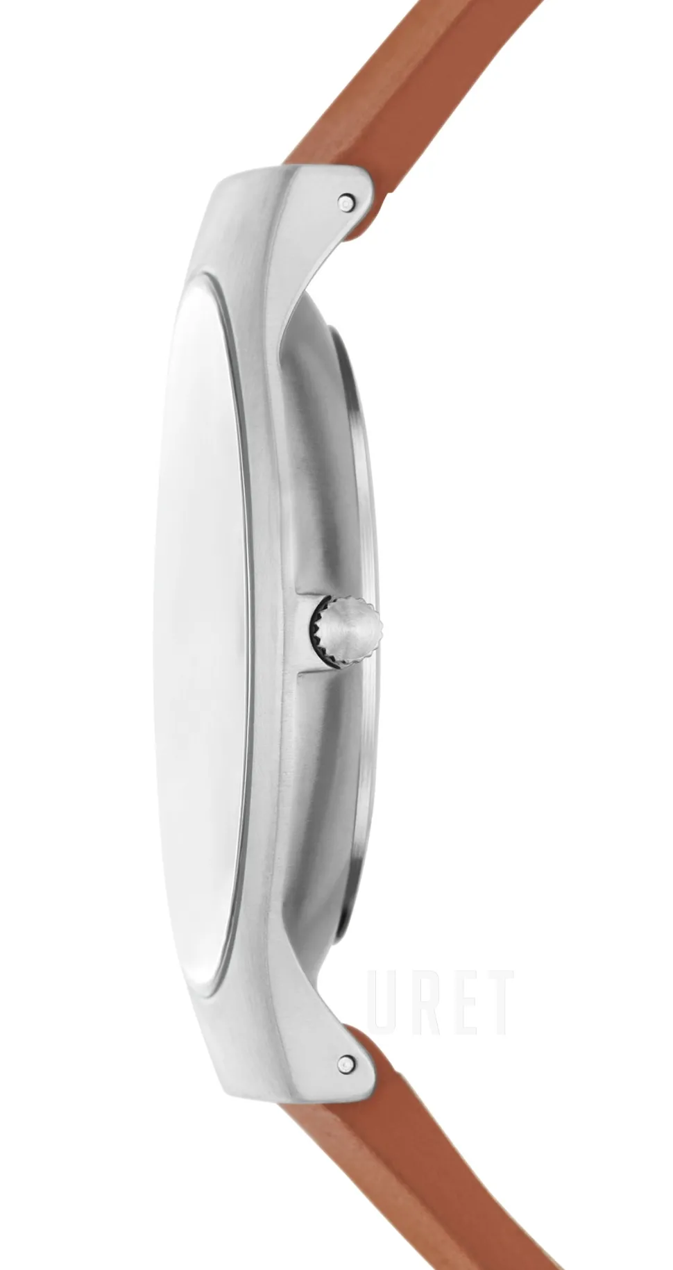 Sundby Titanium Grön/Läder Ø40 mm