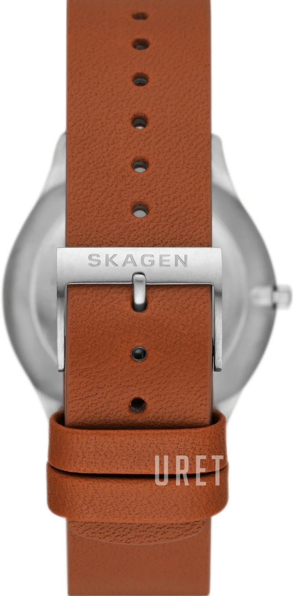 Sundby Titanium Grön/Läder Ø40 mm