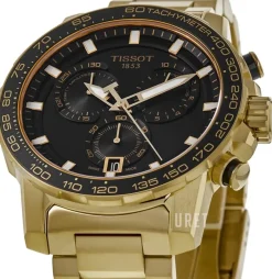 Supersport Chrono Svart/Guldtonat stål Ø45.5 mm