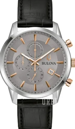 Sutton Grå/Läder Ø41 mm