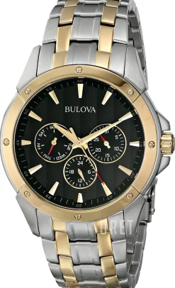 Svart/Guldtonat stål Ø43 mm