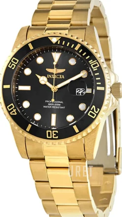 Svart/Gulguldtonat stål Ø42 mm