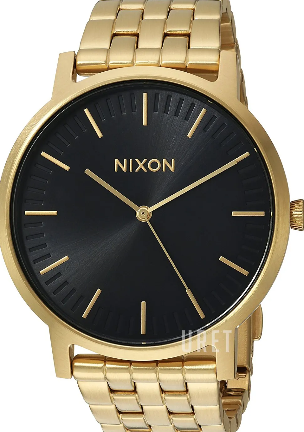 Svart/Gulguldtonat stål Ø40 mm