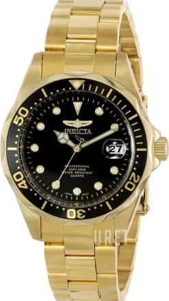 Svart/Gulguldtonat stål Ø38 mm