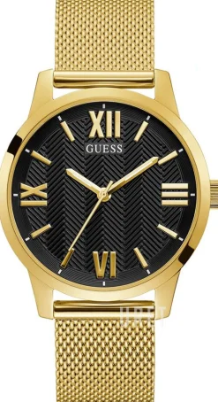 Svart/Gulguldtonat stål Ø42 mm