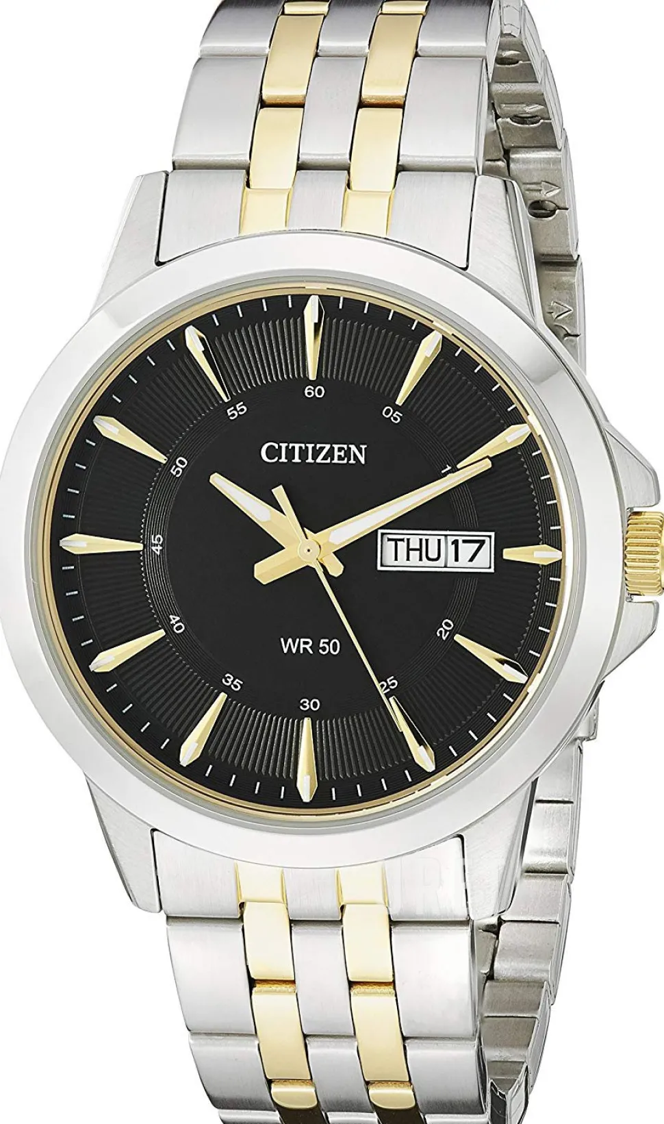 Svart/Gulguldtonat stål Ø41 mm