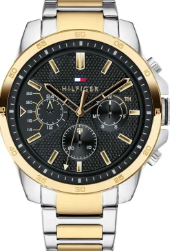 Svart/Gulguldtonat stål Ø46 mm