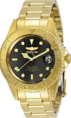 Svart/Gulguldtonat stål Ø37.5 mm