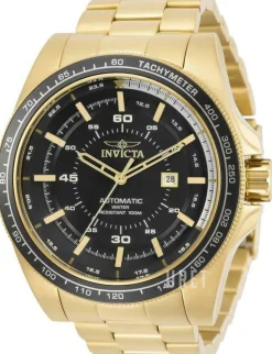 Svart/Gulguldtonat stål Ø52 mm