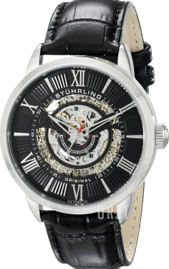 Svart/Läder Ø44 mm