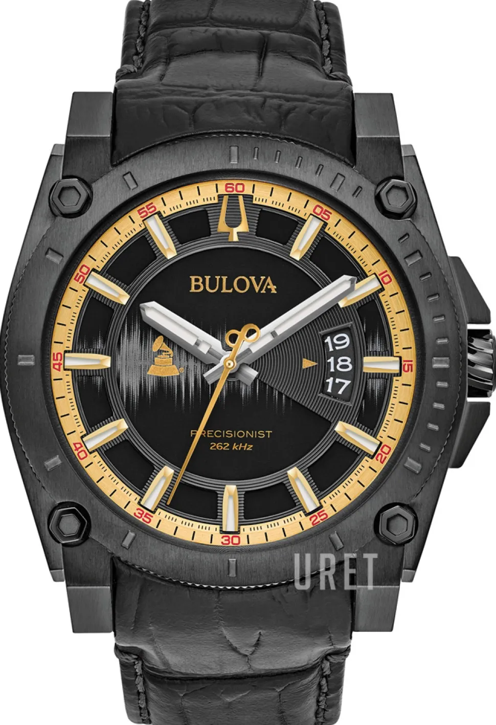 Svart/Läder Ø47 mm