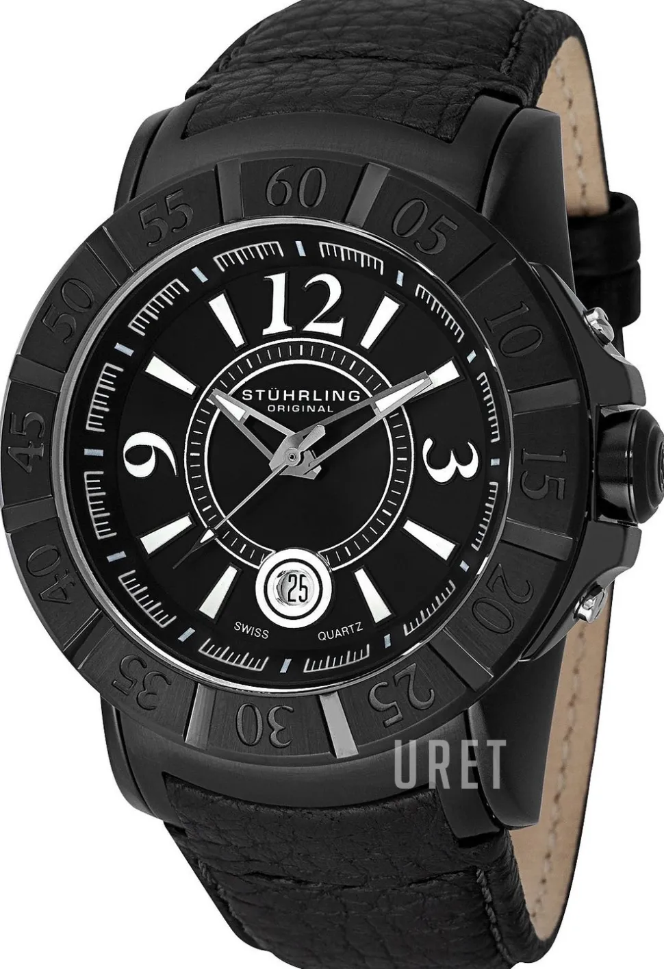 Svart/Läder Ø47.8 mm