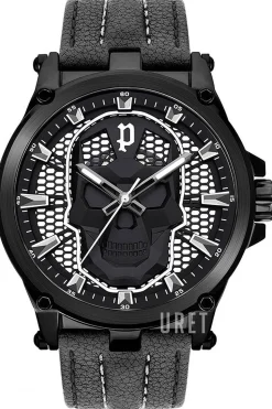 Svart/Läder Ø47 mm