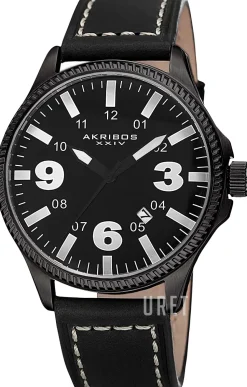 Svart/Läder Ø45 mm