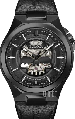 Svart/Läder Ø46 mm