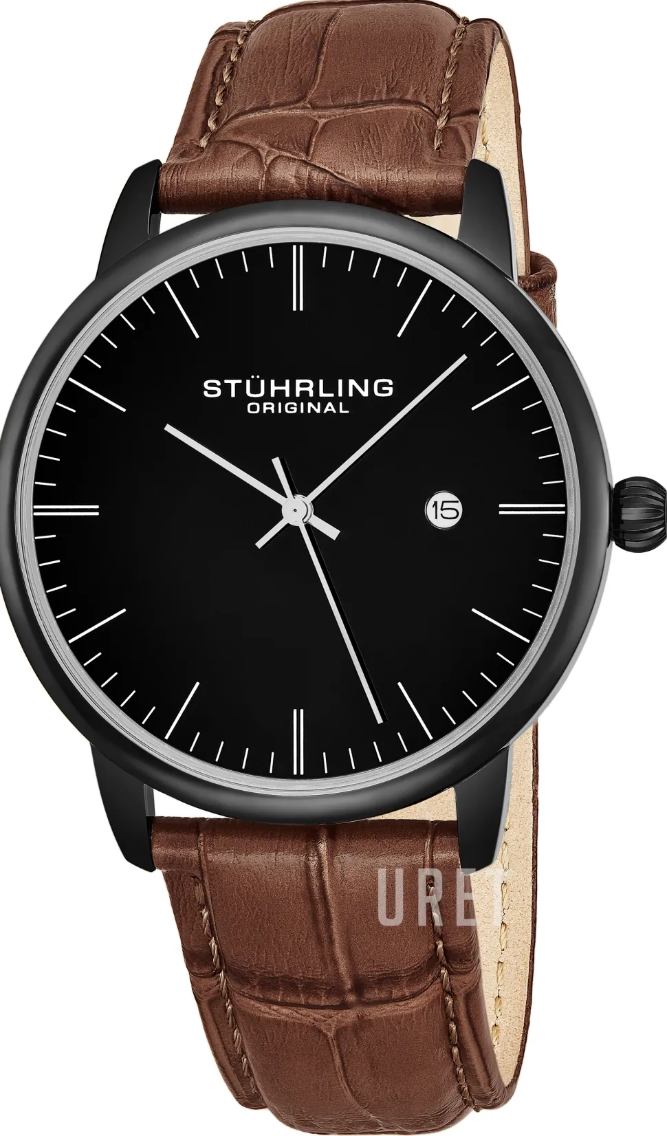 Svart/Läder Ø38 mm