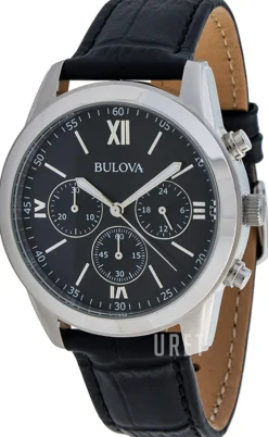 Svart/Läder Ø40 mm