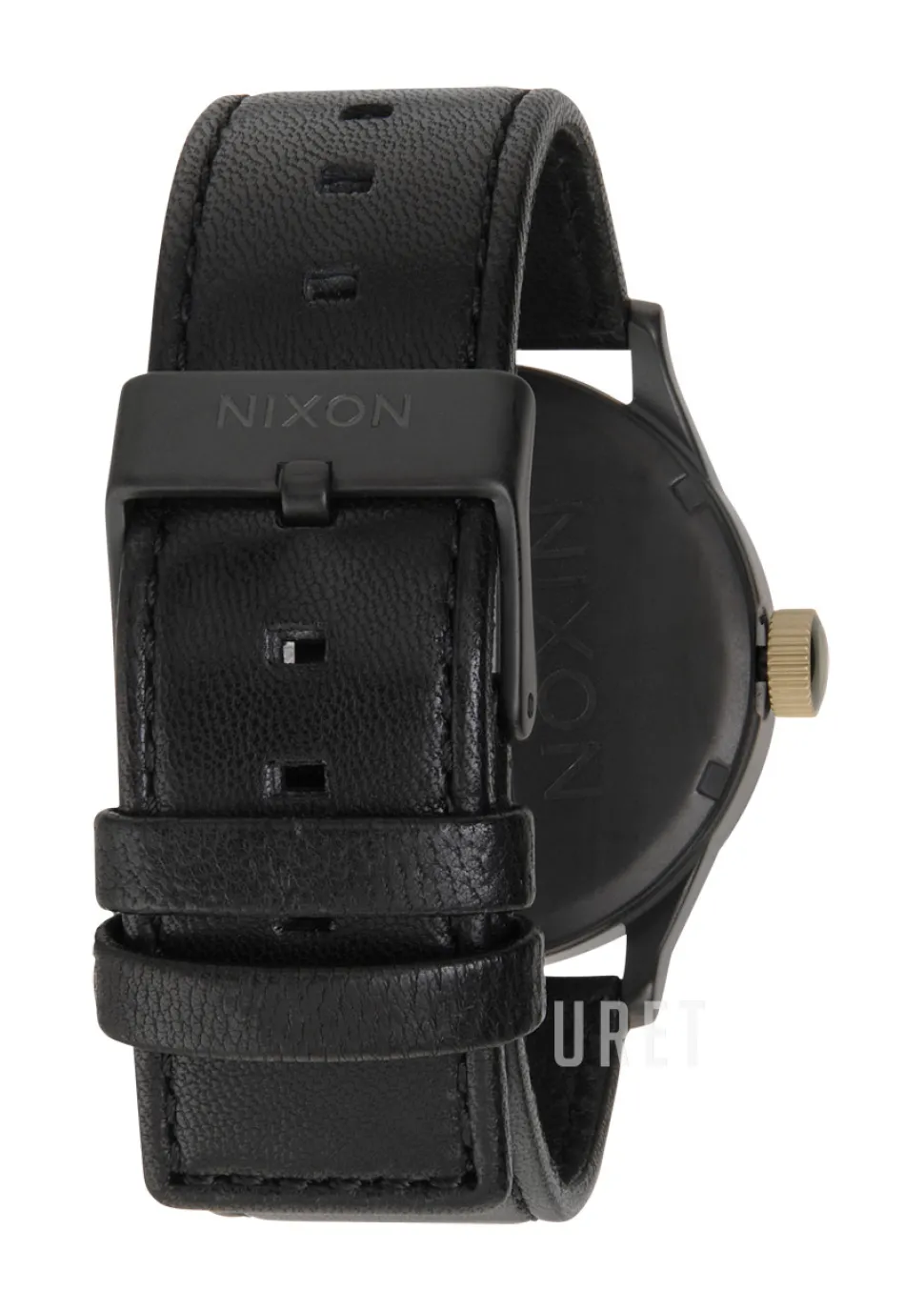 Svart/Läder Ø42 mm