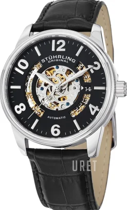 Svart/Läder Ø42 mm