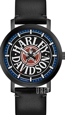 Svart/Läder Ø40 mm