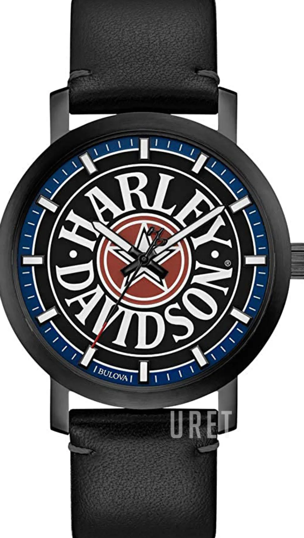 Svart/Läder Ø40 mm