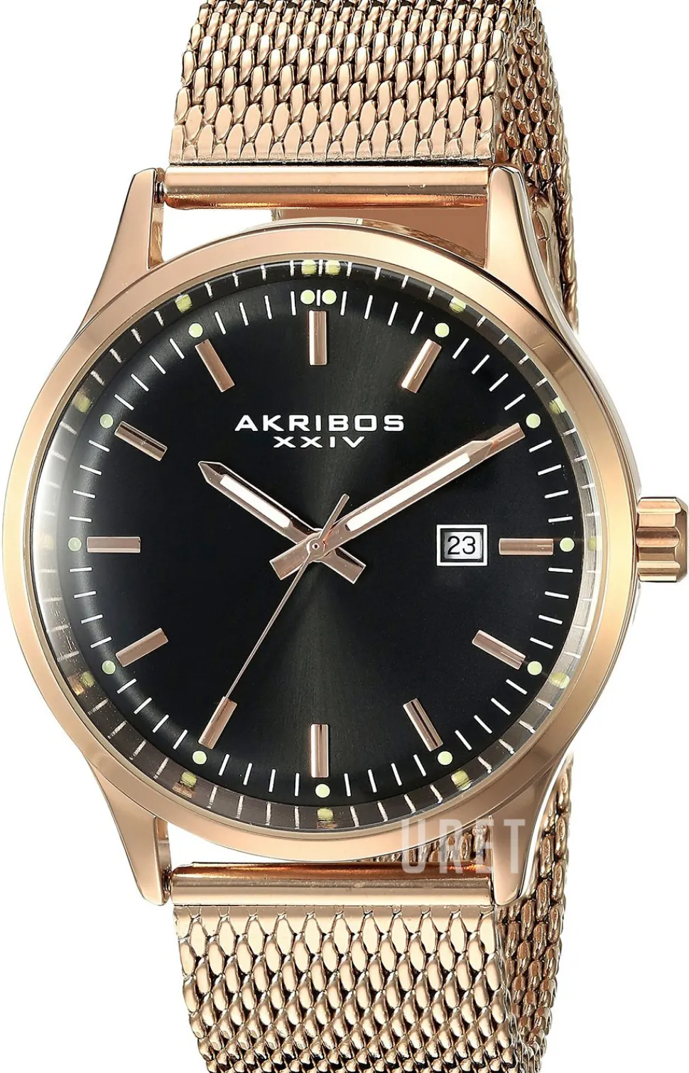 Svart/Roséguldstonat stål Ø42.5 mm