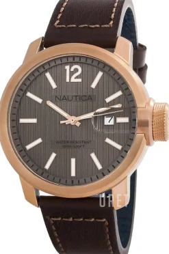 Sydney Brun/Läder Ø44 mm