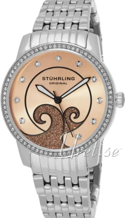 Symphony Coronet Roséguldstonad/Stål Ø37 mm