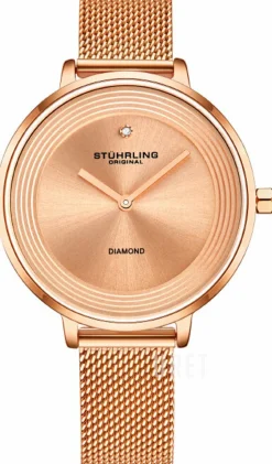 Symphony Roséguldstonad/Roséguldstonat stål Ø37 mm