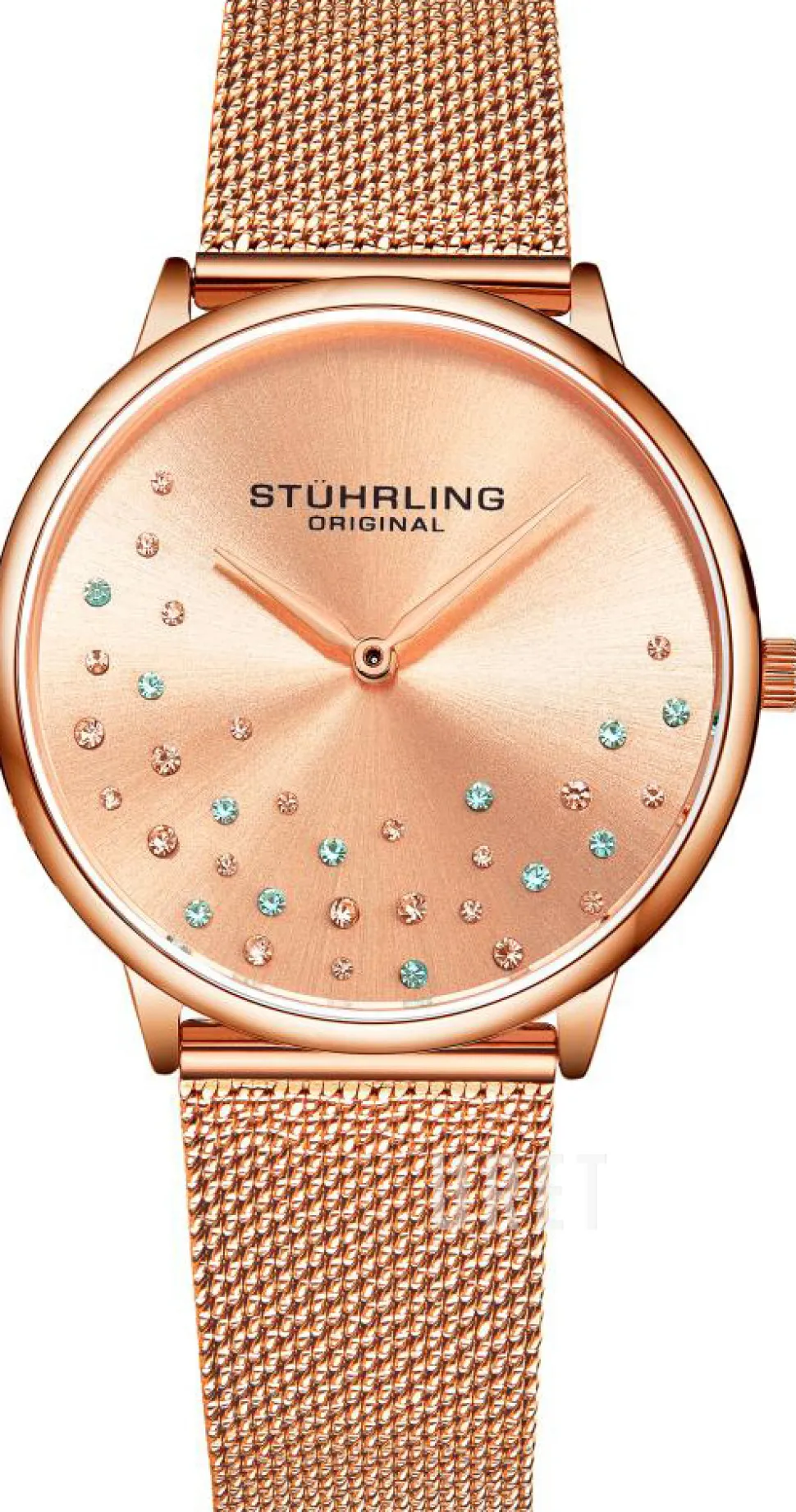 Symphony Roséguldstonad/Roséguldstonat stål Ø35 mm