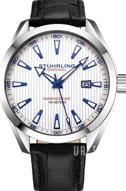 Symphony Silverfärgad/Läder Ø42 mm