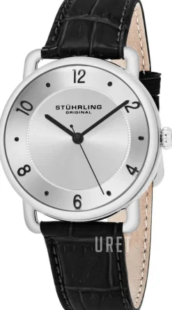 Symphony Silverfärgad/Läder Ø39 mm