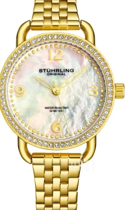 Symphony Vit/Gulguldtonat stål Ø38 mm