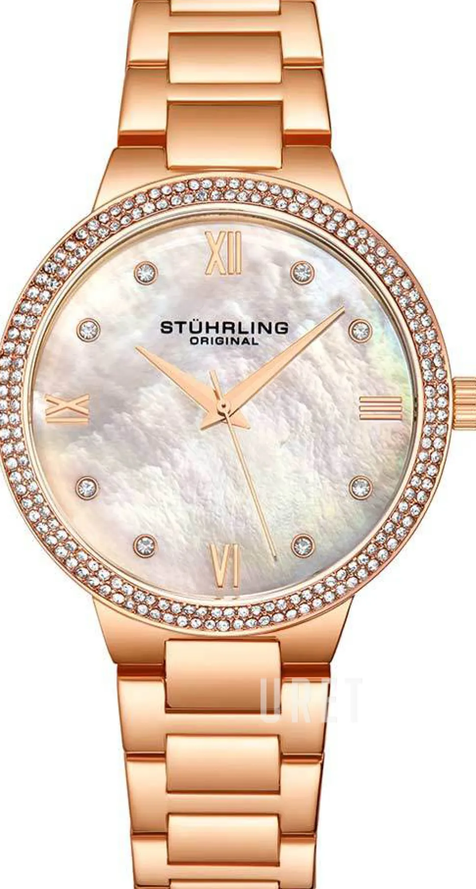 Symphony Vit/Roséguldstonat stål Ø38 mm