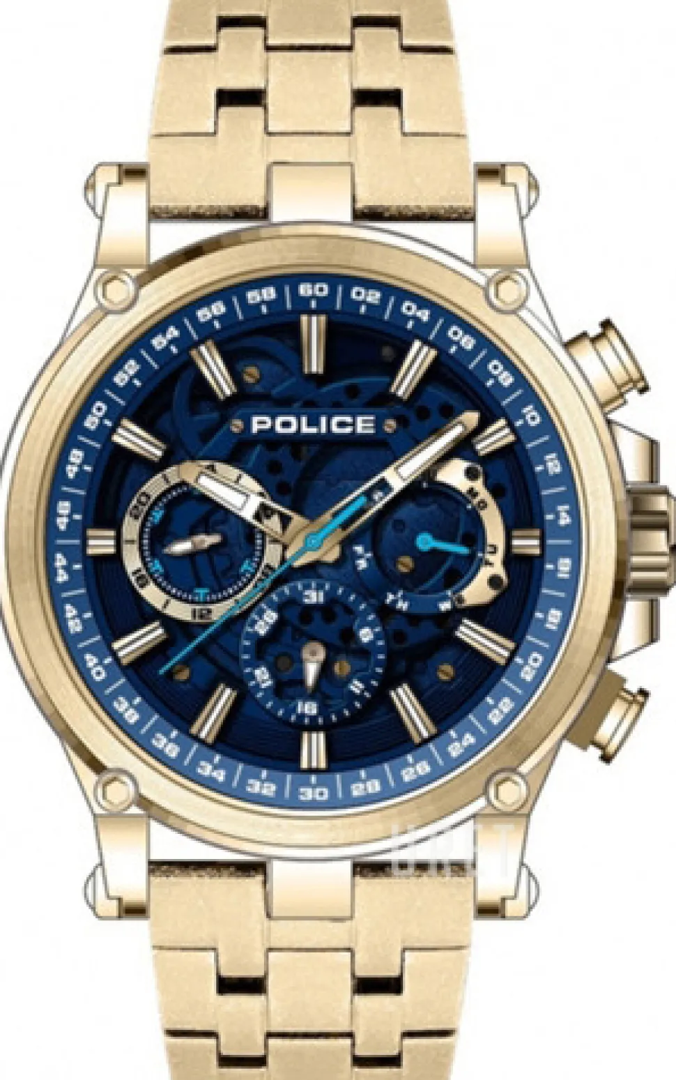 Taman Blå/Gulguldtonat stål Ø47 mm