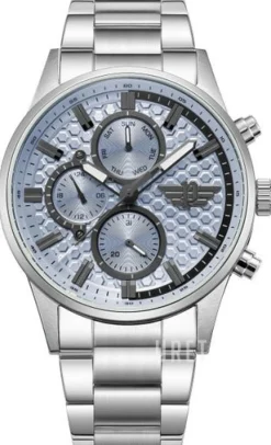 Tauriko Blå/Stål Ø45 mm