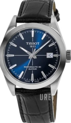 T-Classic Blå/Läder Ø40 mm