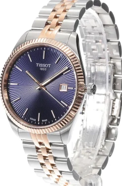 T-Classic Blå/Roséguldstonat stål Ø40 mm