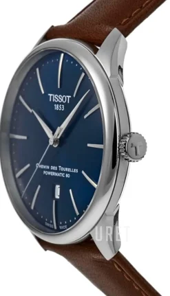 T-Classic Chemin Des Tourelles Blå/Läder Ø39 mm